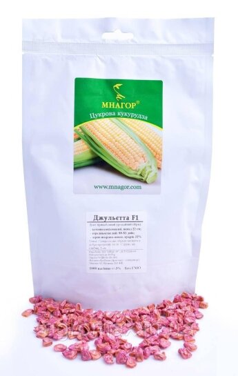 Цукрова кукурудза Джульєтта (Венеція) F1, Sh2-тип, 200 насінин на 30 м2, 80-82 днів середньостиглий — Photo 7