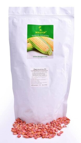 Цукрова кукурудза Джульєтта (Венеція) F1, Sh2-тип, 200 насінин на 30 м2, 80-82 днів середньостиглий — Photo 8