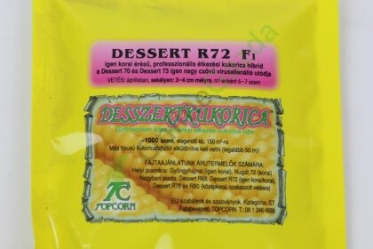 Кукурудза солодка Дессерт R72 F1 Dessert R72 насіння 100000 шт Topcorn Топкорн США — Photo 1