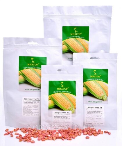 Цукрова кукурудза Джульєтта (Венеція) F1, Sh2-тип, 200 насінин на 30 м2, 80-82 днів середньостиглий — Photo 4