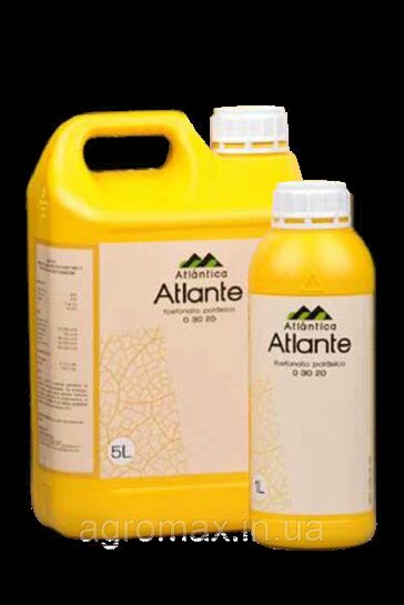 Атланте Atlante NPK 0.30.20 біостимулятор 1л Atlantica Agricola Атлантіка Іспанія
