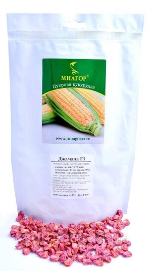 Насіння цукрової кукурудзи Джамала F1, Sh2-тип, 200 на 30 м2, 73-75 днів Ранньостиглий — Photo 6