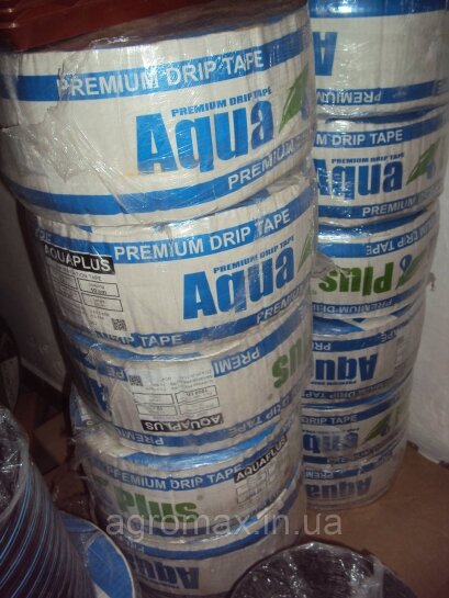 Капельна стрічка Aqua Plus 8міл 10см 500м — Photo 1