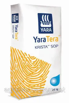 Сульфат калію Кріста SOP Krista SOP мінеральне добриво 1кг YaraTera ЯраТера НА ВАГУ