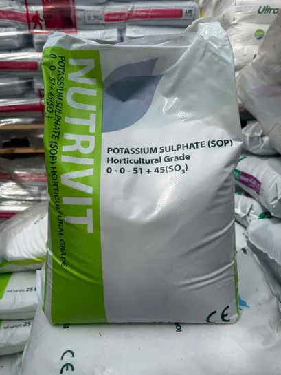 Добриво Нутрівіт Nutrivit Сульфат Калію Potassium Sulfate 25 кг Nutrivival Products Nederland