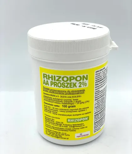 Укорінювач Rhizopon Powder AA 2% 100г для здерев’янілих і важко вкорінюваних живців