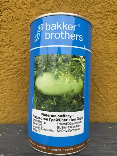 Кавун Чарлстон Грей Charleston Gray насіння 500 г Bakker Brother — Photo 1